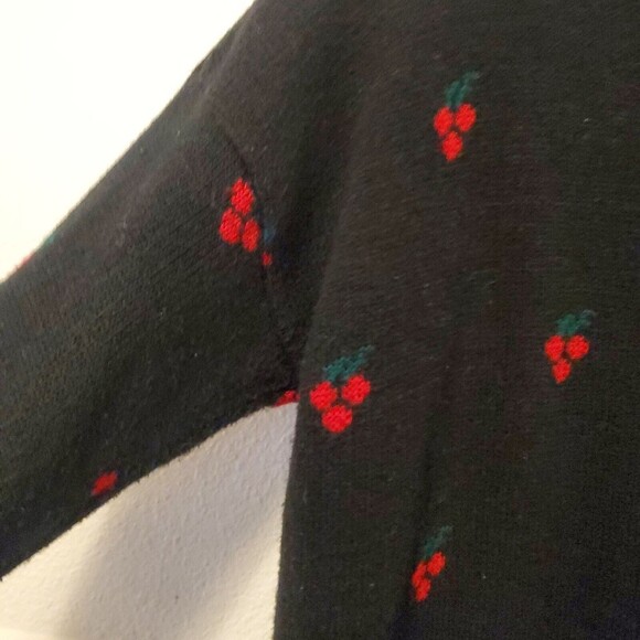 Vintage Nutcracker Ugly Christmas Party Sweater Floral Puensetia Sz L EUC - Picture 15 of 16